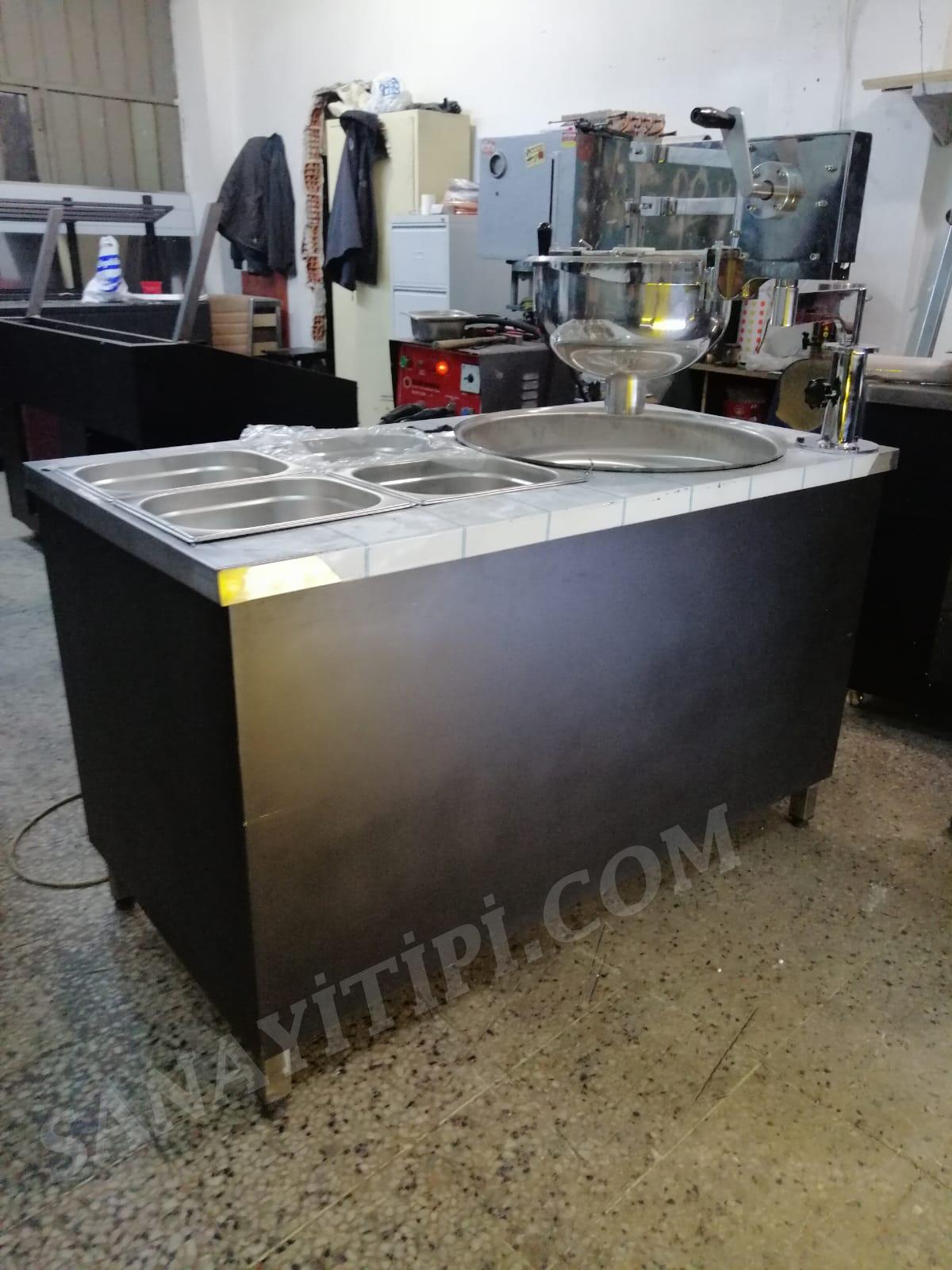 Yeni Nesil Çikolata Dolgulu Lokma Makinesi tezgahı » Sanayi tipi