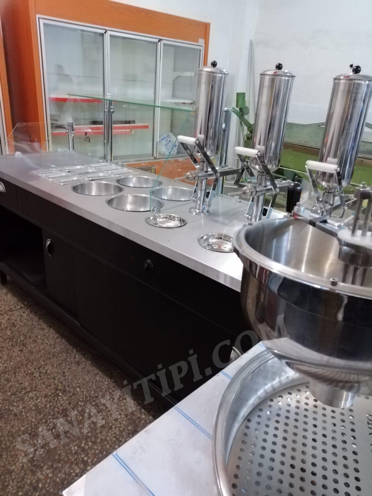 Yeni Nesil Çikolata Lokma Makinası Seti » Sanayi tipi