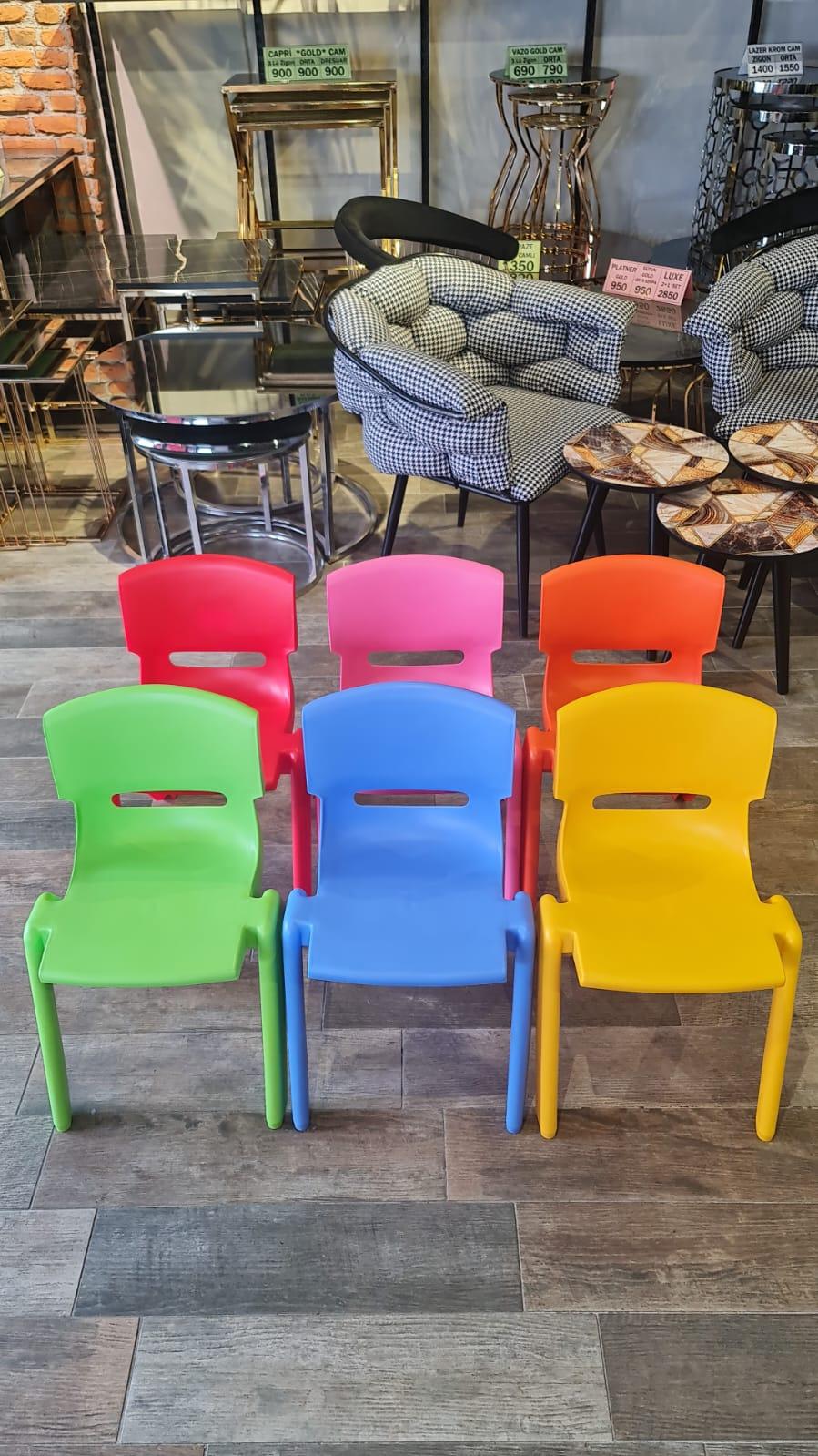 Plastik ocuk Sandalyesi - Masa Sandalye